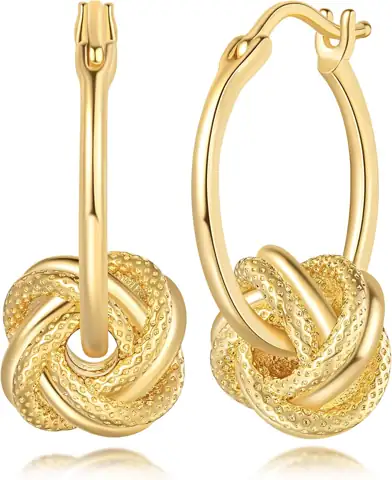 Gold Hoop Earrings for Women… — Photo 1