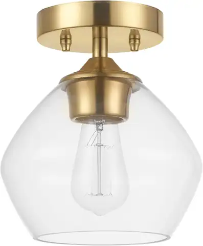 1-Light Semi-Flush Mount Ceiling Lighting… — Photo 1