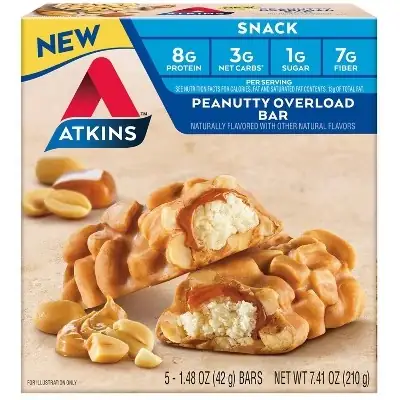 Atkins Peanutty Overload Snack Bars… — Photo 1