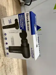 Brookstone Deep Tissue Massage Gun… — Photo 3