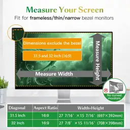 Magnetic 32-Inch Privacy Screen Filter… — Photo 2