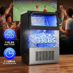 Commercial Ice Maker, 110 Lbs/24H,… — Photo 2