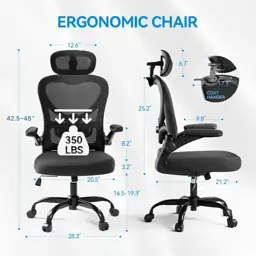 Ergonomic Office Chair, Mesh Home… — Photo 2