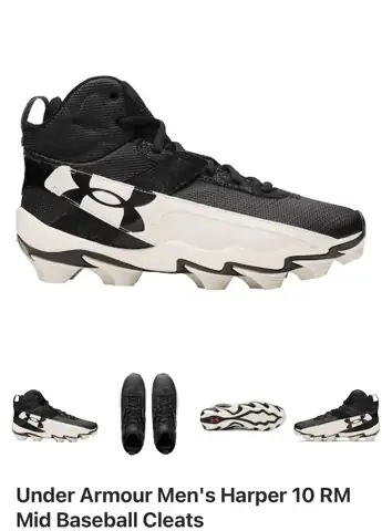Under Armour Size 3Y Shoes — Photo 1