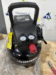 Husky 3 Gal. 120PSI Portable Electric Pancake Air Compressor | Triangle ...