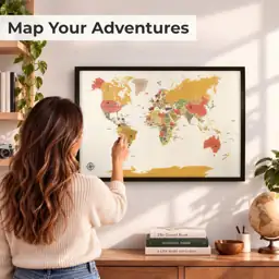 World Map Pin Board 16x24… — Photo 2