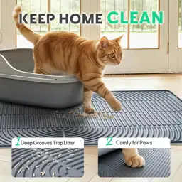 Pawtasy Cat Litter Mat 47x35… — Photo 2
