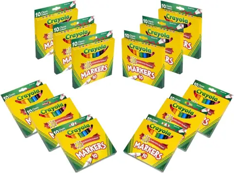 Crayola Broad Line Markers (12pk)… — Photo 1