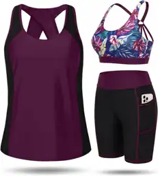 Tempt Me 3 Piece Tankini… — Photo 1