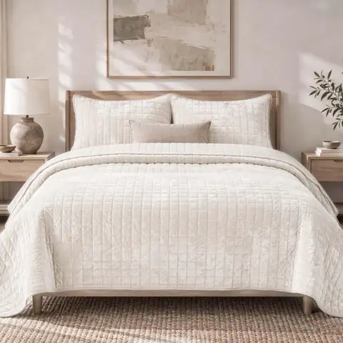 Velvet Quilt California King Set… — Photo 1