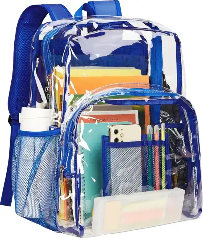 Vorspack Clear Backpack for School,… — Photo 1