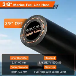 3/8 in. Marine Fuel Line… — Photo 2