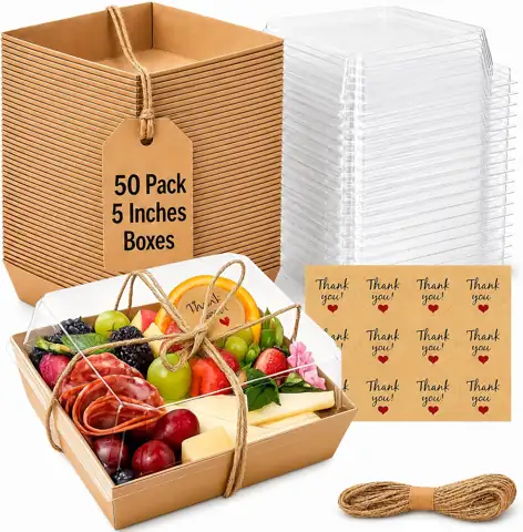50 Pack 5in Small Charcuterie… — Photo 1