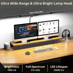 Desk Lamp, 24W Flexible Gooseneck… — Photo 2