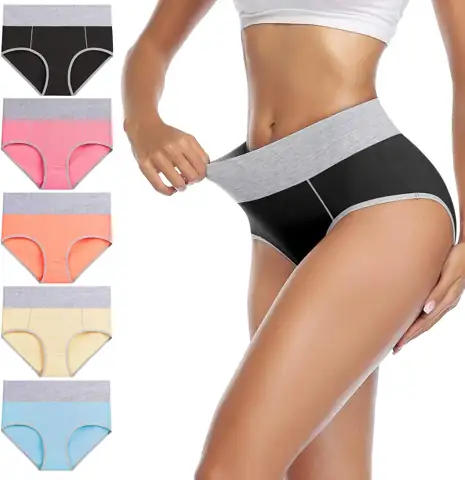 wirarpa Women's Cotton Underwear High-Waist… — Photo 1