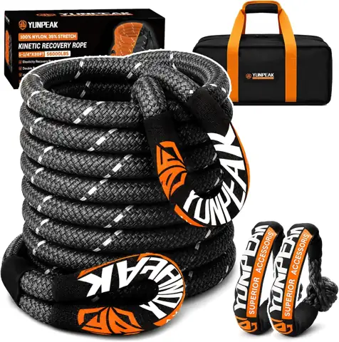 1.26" x30ft Kinetic Recovery Rope… — Photo 1