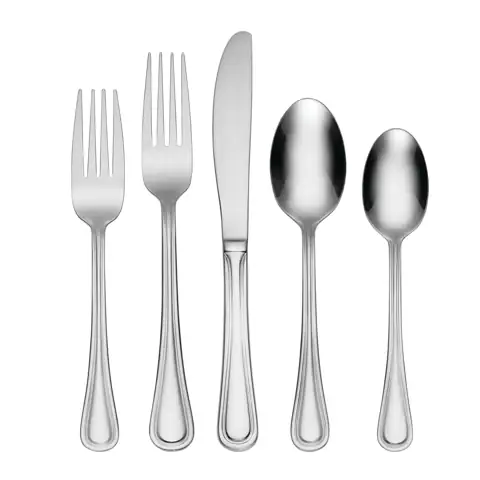 Oneida Tress 62-Pieces Polished Modern… — Photo 1
