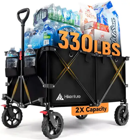 Hikenture Wagons Carts Foldable 330LBS,… — Photo 1