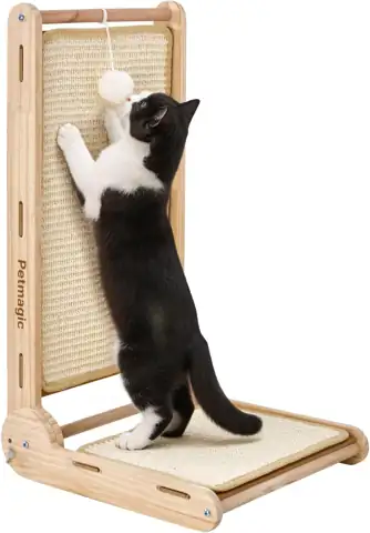 Solid Wood Cat Scratching Post,… — Photo 1