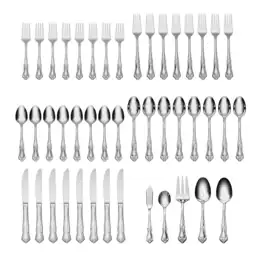 Azalea 45-Piece Silver 18/0-Stainless Steel… — Photo 2