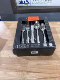 Azalea 45-Piece Silver 18/0-Stainless Steel… — Photo 3