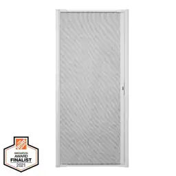 Andersen 36x80 LuminAire White Single Universal Aluminum Gliding ...
