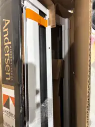 Andersen 36x80 LuminAire White Single Universal Aluminum Gliding ...