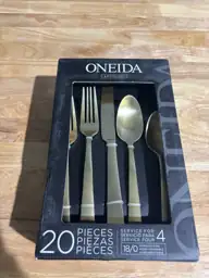 Aptitude 20-Piece Champagne 18/0-Stainless Steel… — Photo 3