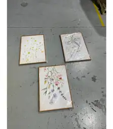 SIGNINART Watercolor Wildflower Framed Canvas… — Photo 3