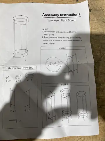 Two layer plant stand — Photo 1