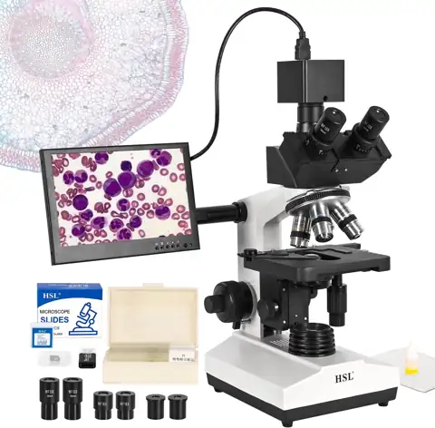 HSL 8in LCD Trinocular Microscope,… — Photo 1