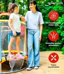 Trampoline for Kids Indoor/Outdoor Anti-Rollover… — Photo 2