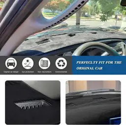 Black Dashboard Cover Mat Compatible… — Photo 2