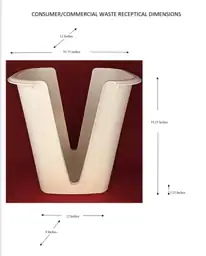 Waste-Eze Adaptive 13-Gallon Trash Can,… — Photo 2