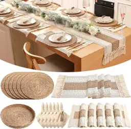 6 Sets Boho Table Runner… — Photo 1