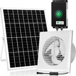 blessny 8" Solar Rechargeable Exhaust… — Photo 1