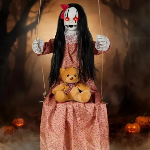 Scary Halloween Hanging Decorations Outdoor,4.6FT… — Photo 1