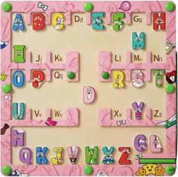 Magnetic Alphabet Maze, Montessori Letter… — Photo 1