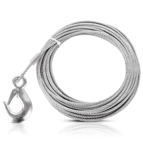 Steel Winch Cable with Hook… — Photo 1