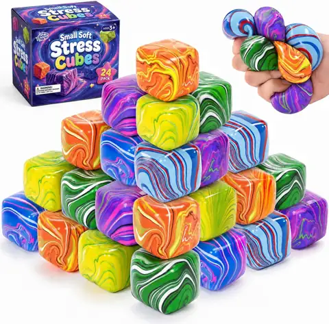 24-Pack Mini Stress Cubes for… — Photo 1