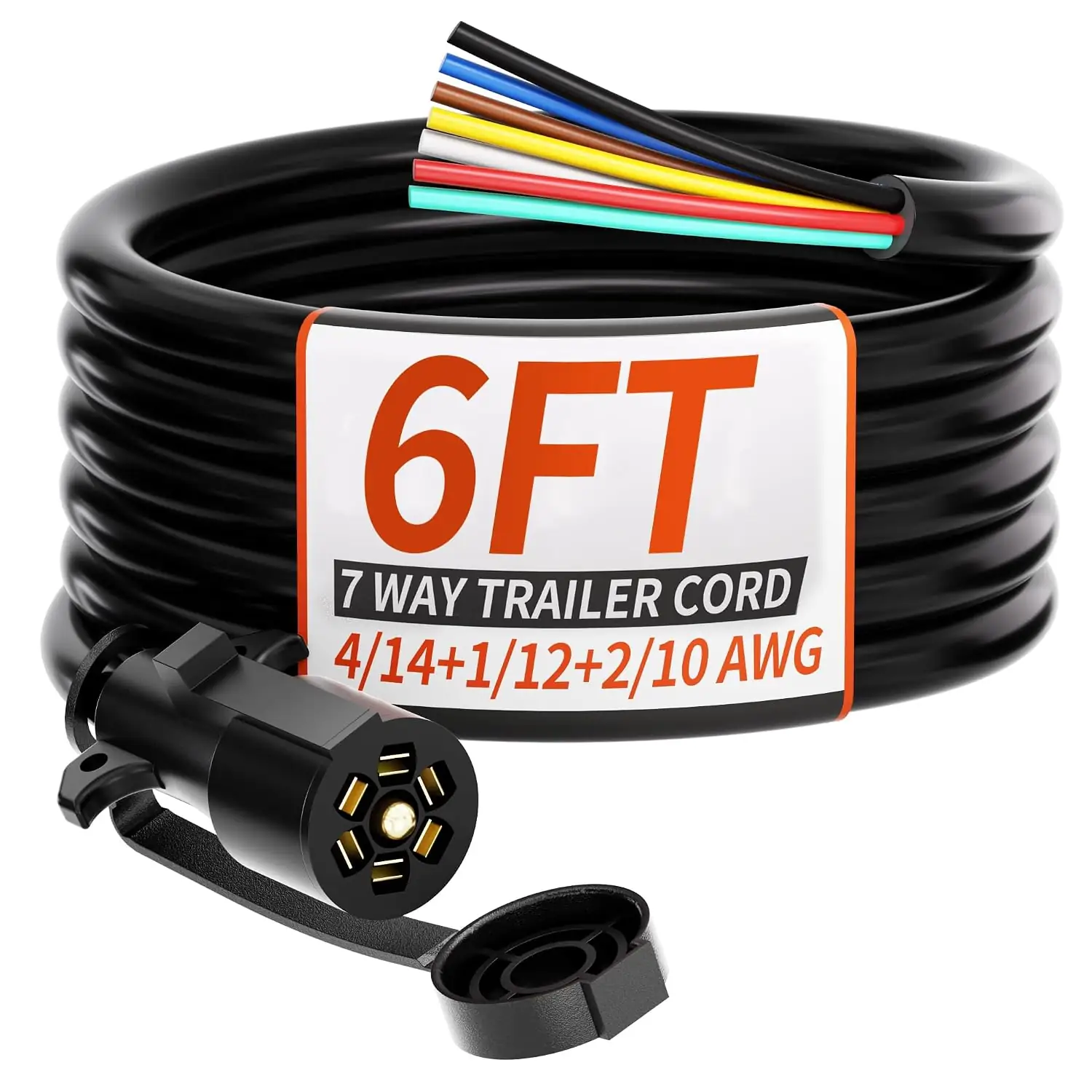 PlugSaf 6FT 7 Way Trailer… — Photo 1