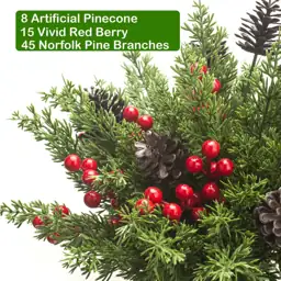 Grunyia 68 Pcs Christmas Pine… — Photo 2