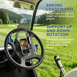 Golf Cart Steering Wheel Phone… — Photo 2