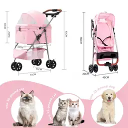 Pet Stroller for Small/Medium Dogs… — Photo 2
