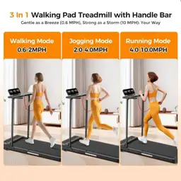 Portable Foldable Treadmill with Handle… — Photo 2