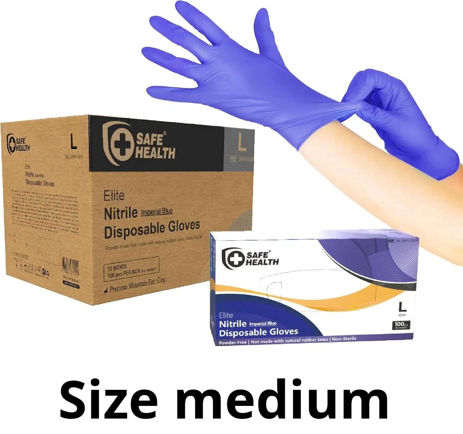 Safe Health Nitrile Imperial Blue… — Photo 1