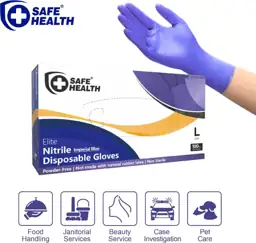 Safe Health Nitrile Imperial Blue… — Photo 2