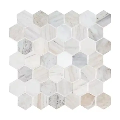 Angora 2 in. Hex Marble… — Photo 1