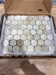 Angora 2 in. Hex Marble… — Photo 3