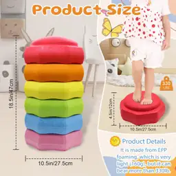 Stepping Stones for Kids, 6pcs… — Photo 2